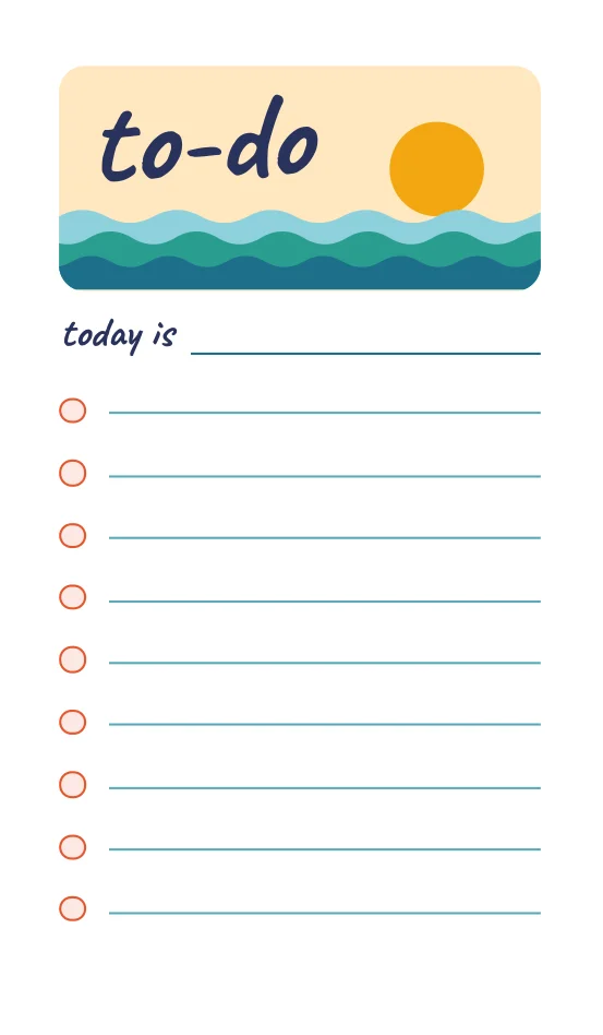 Blocco to-do Mare